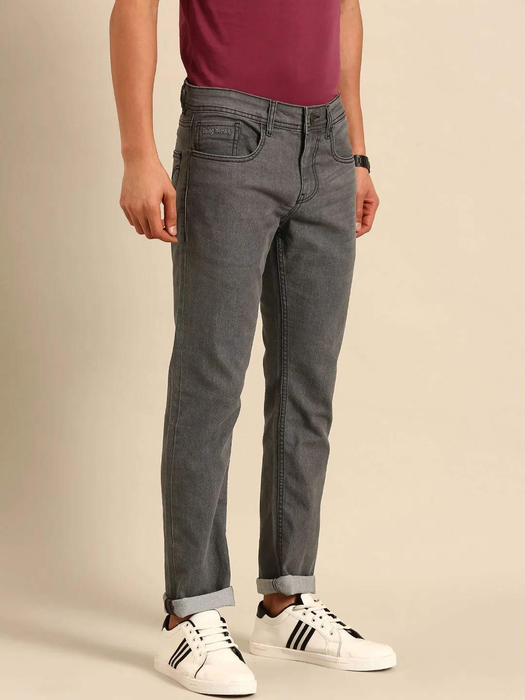 Being Human Stretchable Slim Fit Casual Jeans - Image 2