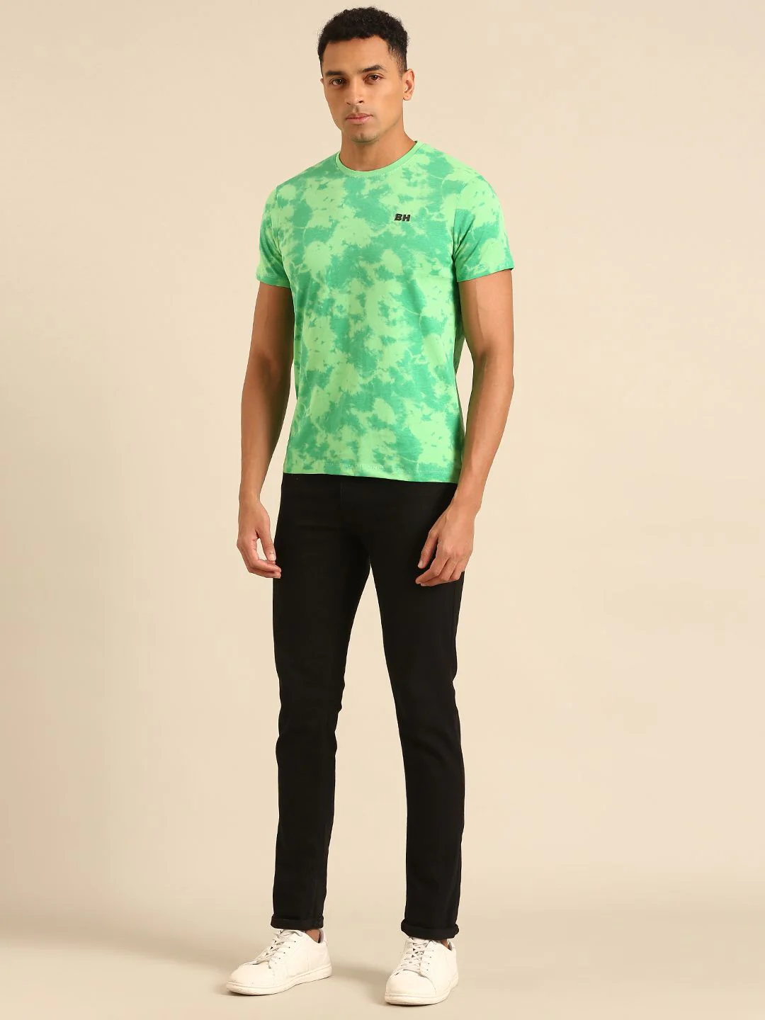 Being Human Tie and Dye Pure Cotton T-shirt - Image 4
