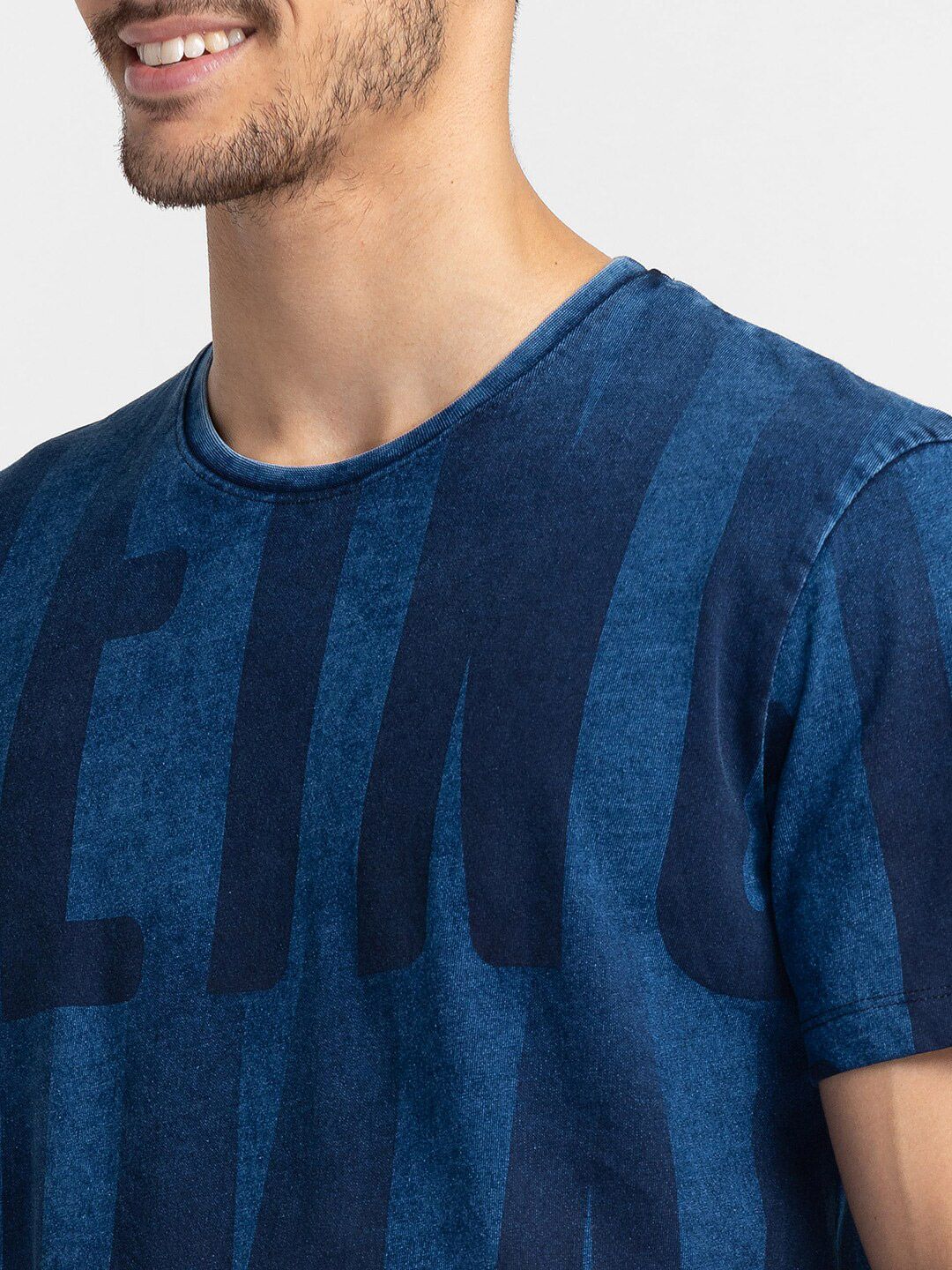 Being Human Typography Printed Cotton T-shirt - Image 2