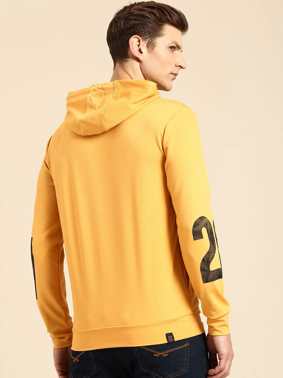 Being Human Typography Printed Hooded Sweatshirt - Image 5