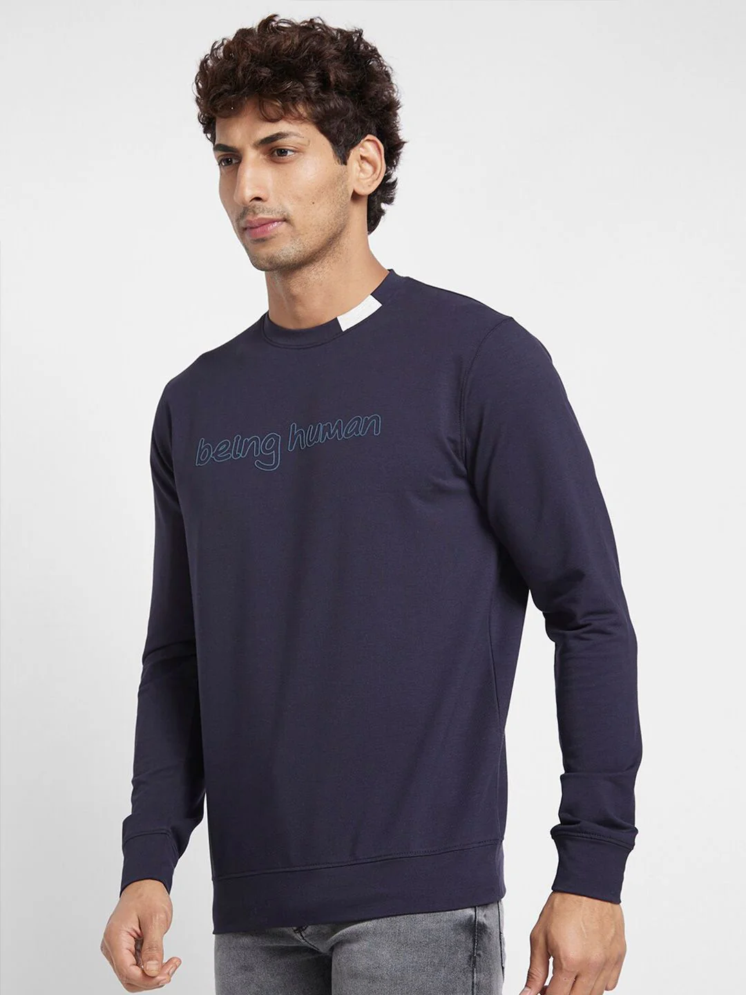 Being Human Typography Printed Pullover - Image 3