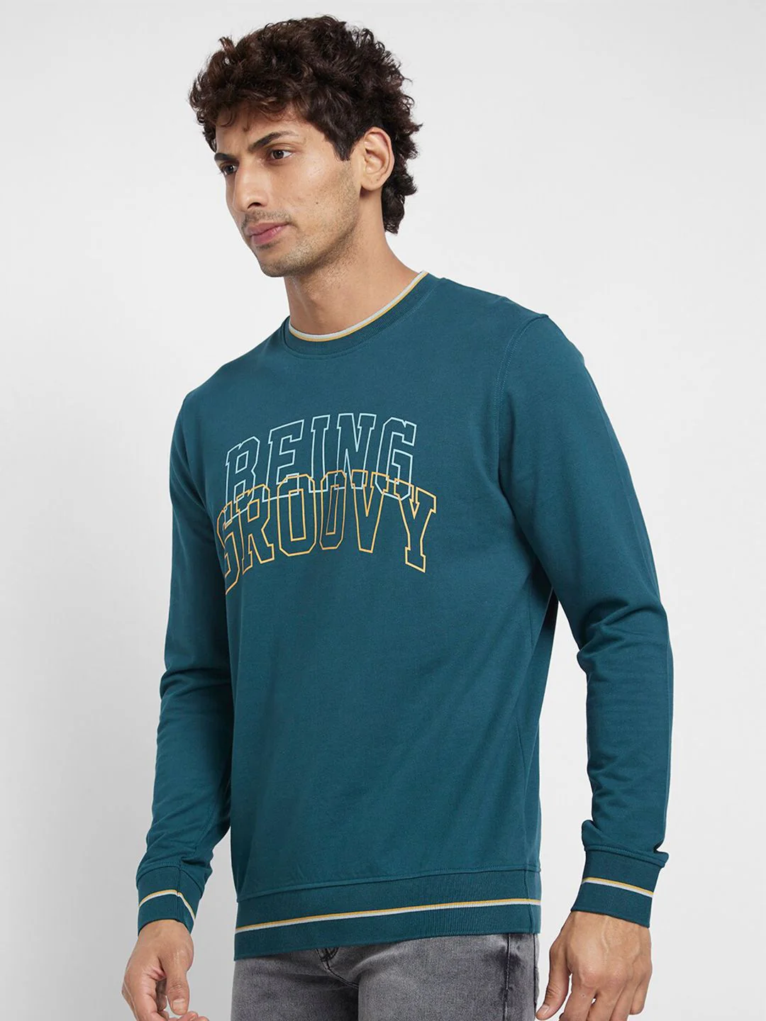 Being Human Typography Printed Pullover - Image 3