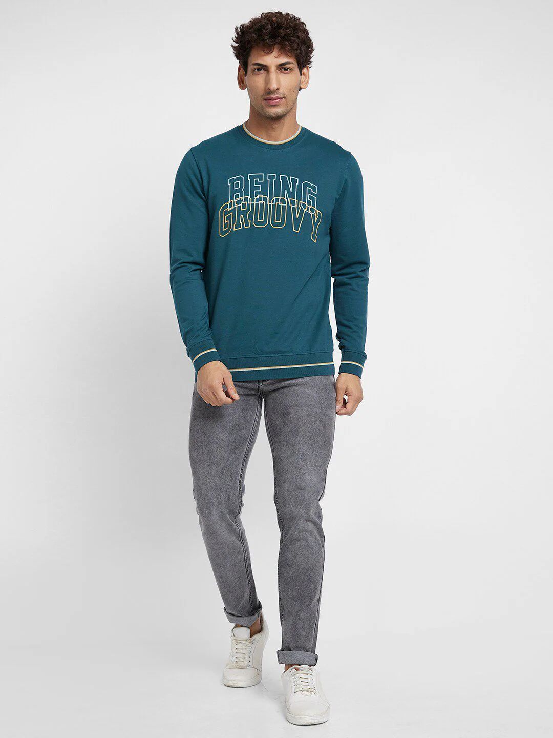Being Human Typography Printed Pullover - Image 4