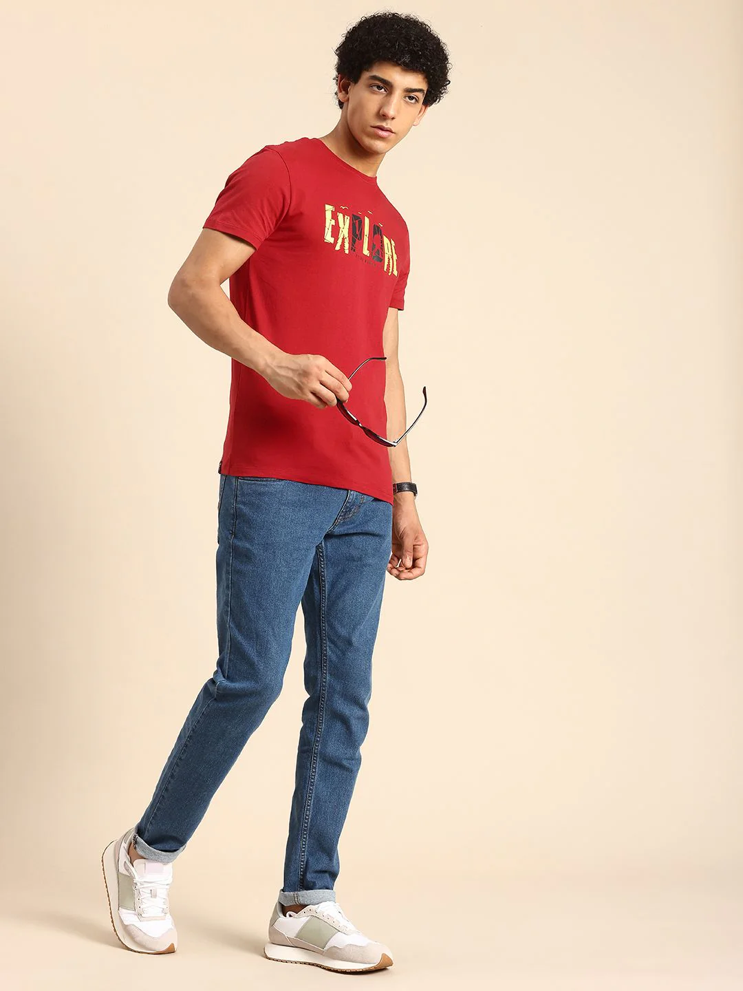 Being Human Typography Printed Pure Cotton T-shirt - Image 4