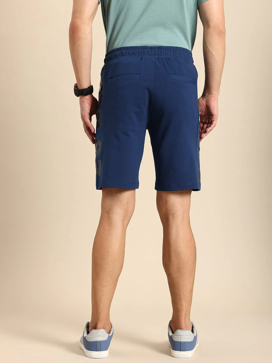 Being Human Typography Printed Regular Shorts - Image 3