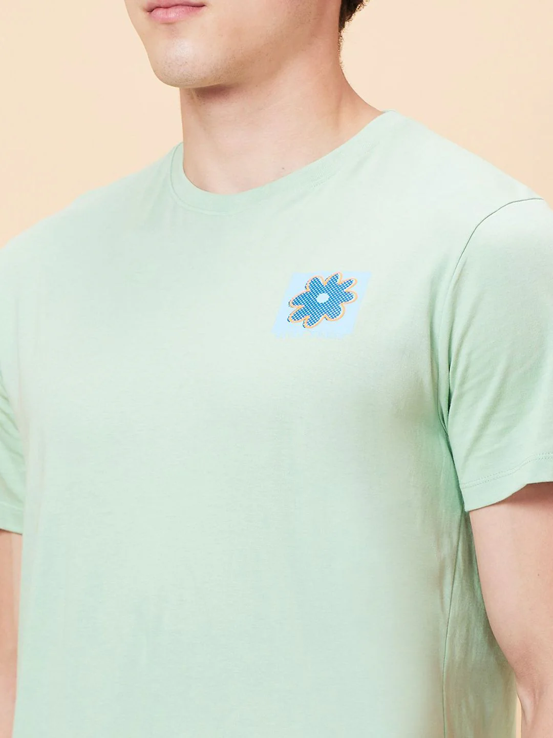 Being Human Typography Printed Round Neck Pure Cotton Slim Fit T-shirt - Image 3