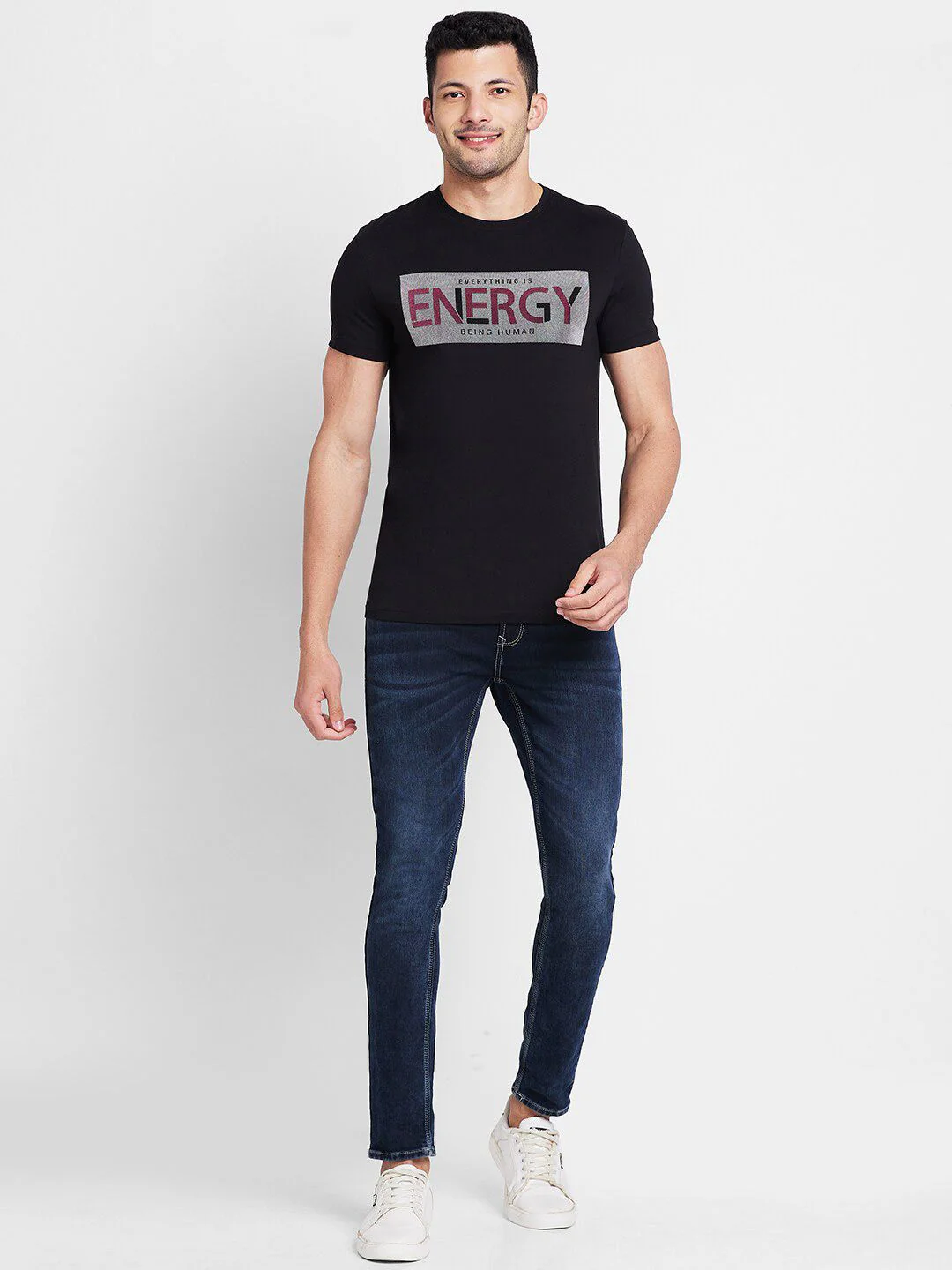 Being Human Typography Printed Round Neck T-shirt - Image 4