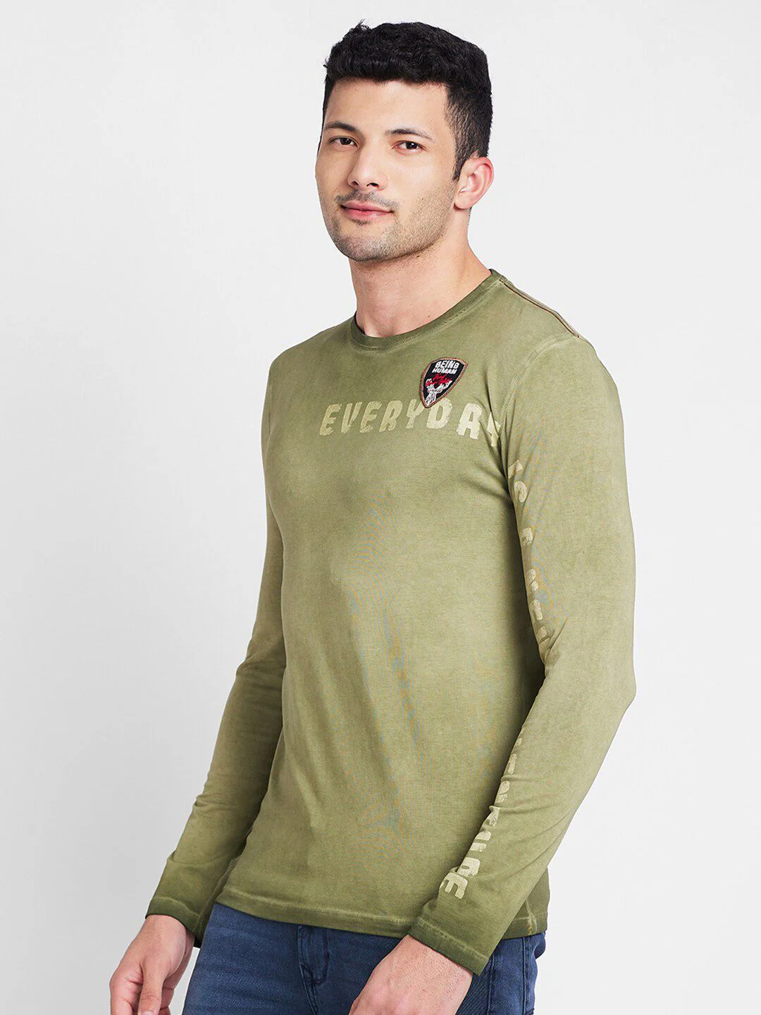 Being Human Typography Printed Round Neck T-shirt - Image 3