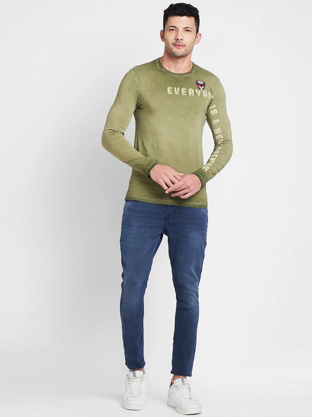 Being Human Typography Printed Round Neck T-shirt - Image 4