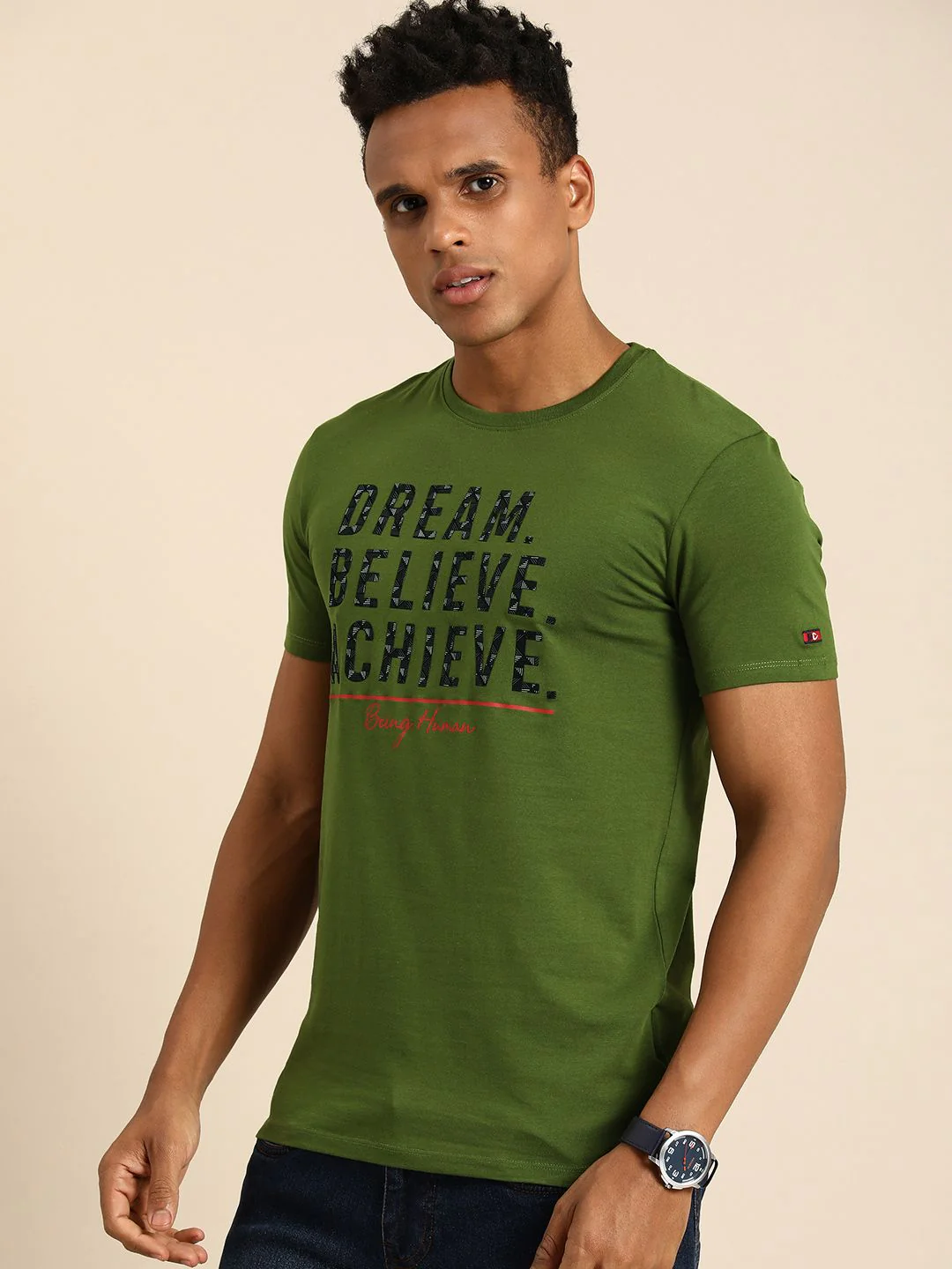 Being Human Typography Printed T-shirt - Image 3