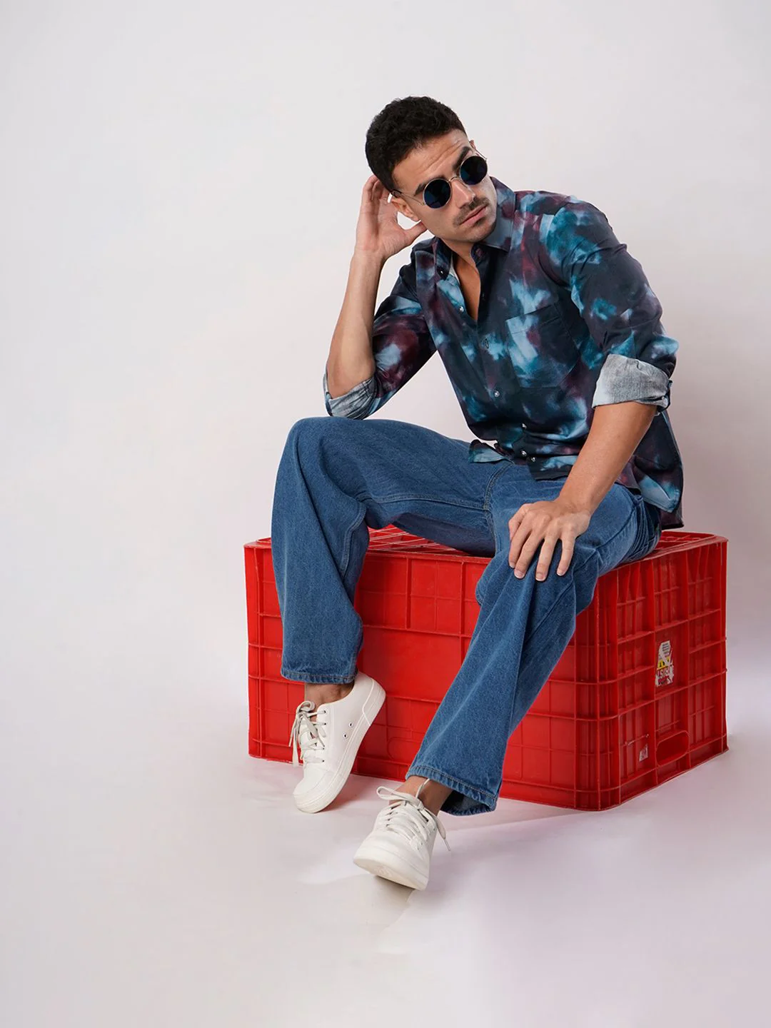 Bene Kleed Men Abstract Printed Casual Shirt - Image 4
