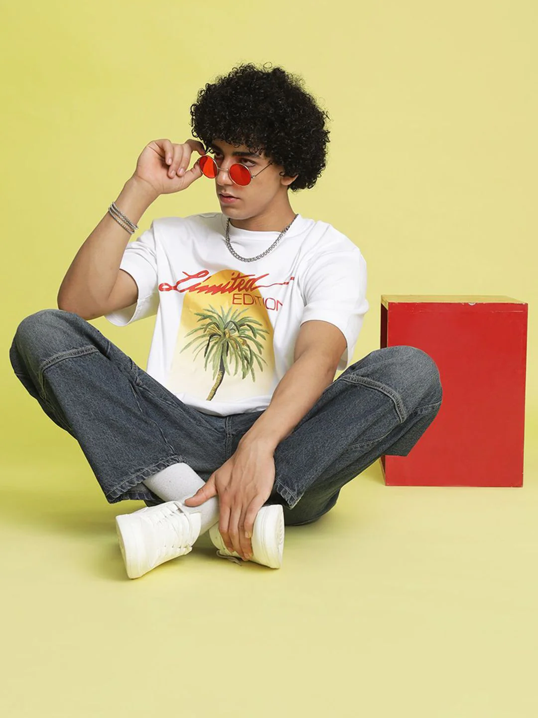 Bene Kleed Men Graphic Printed Round Neck Cotton T-shirt - Image 4