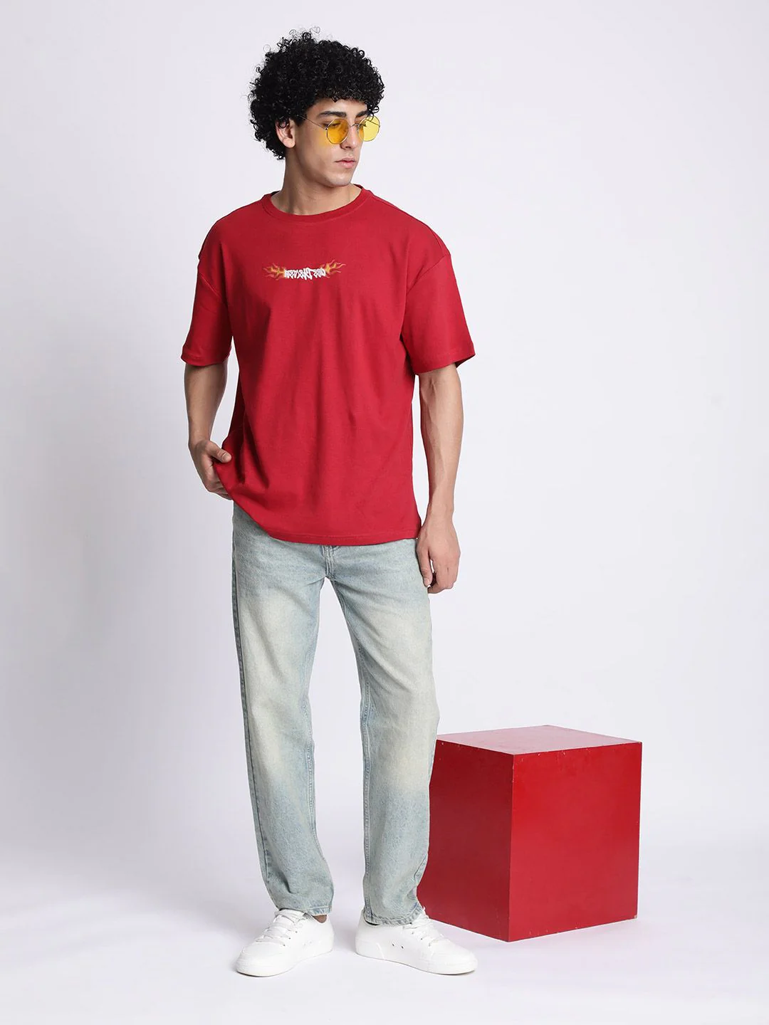 Bene Kleed Men Relaxed Fit Heavy Fade Jeans - Image 4