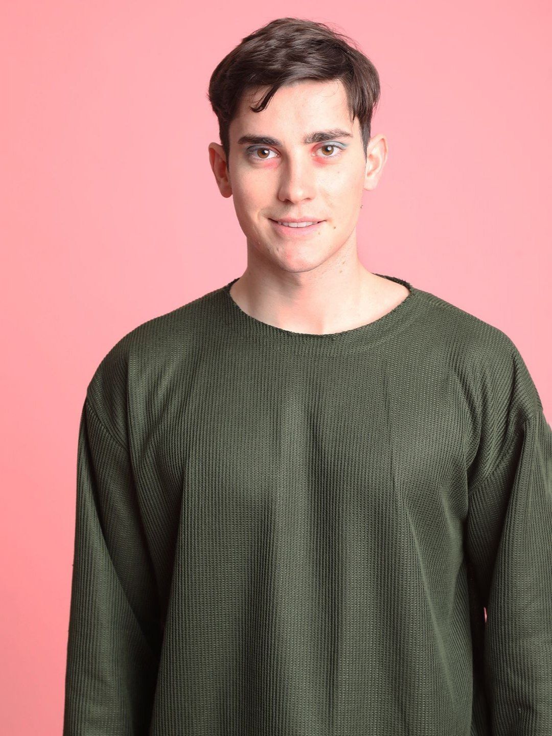 Bene Kleed Men Self Design Oversized T-shirt - Image 4