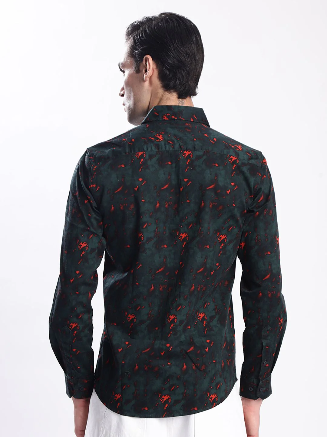 Bene Kleed Men Slim Fit Printed Casual Shirt - Image 4