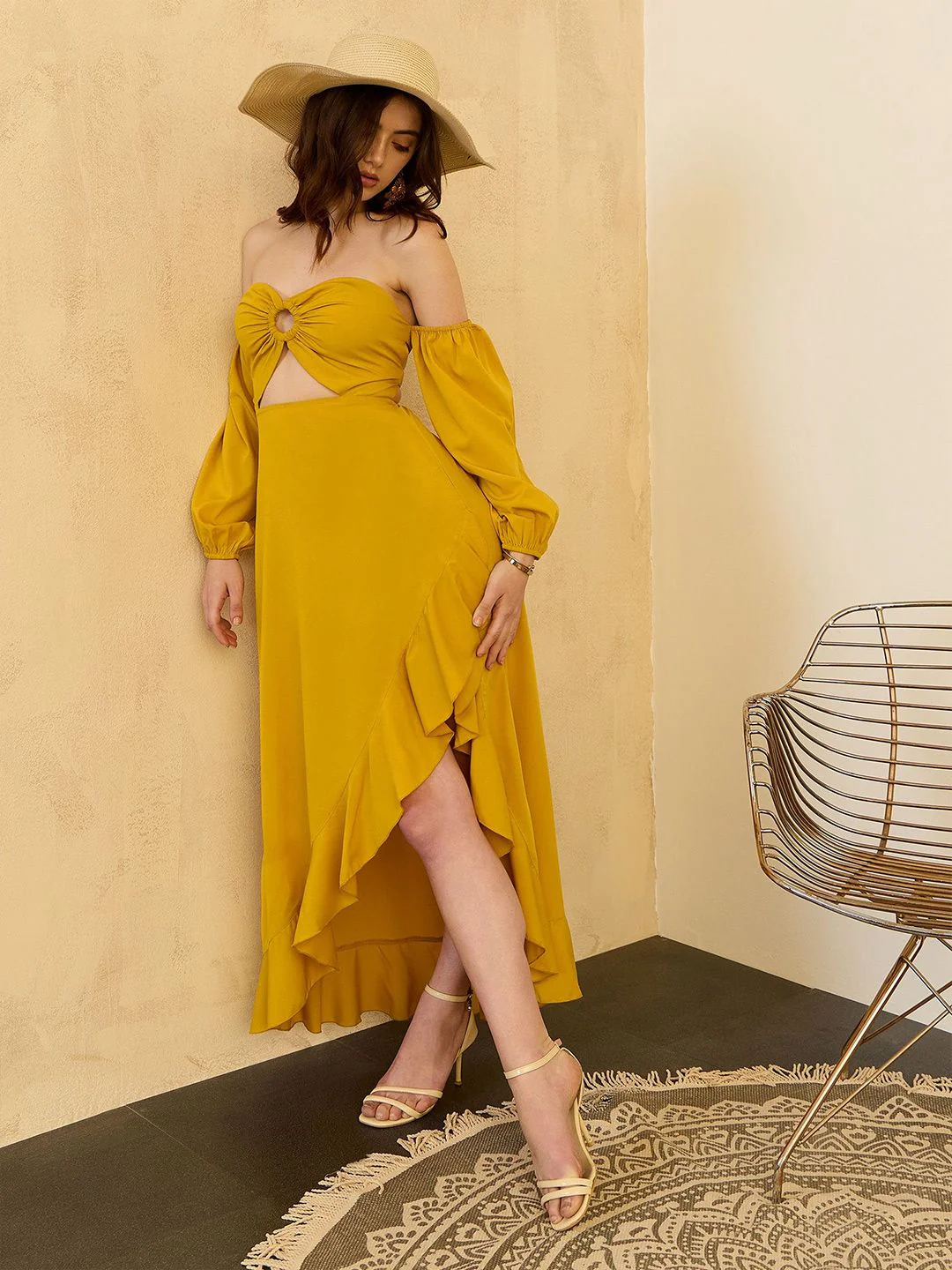 Berrylush Off-Shoulder A-Line Midi Dress - Image 4