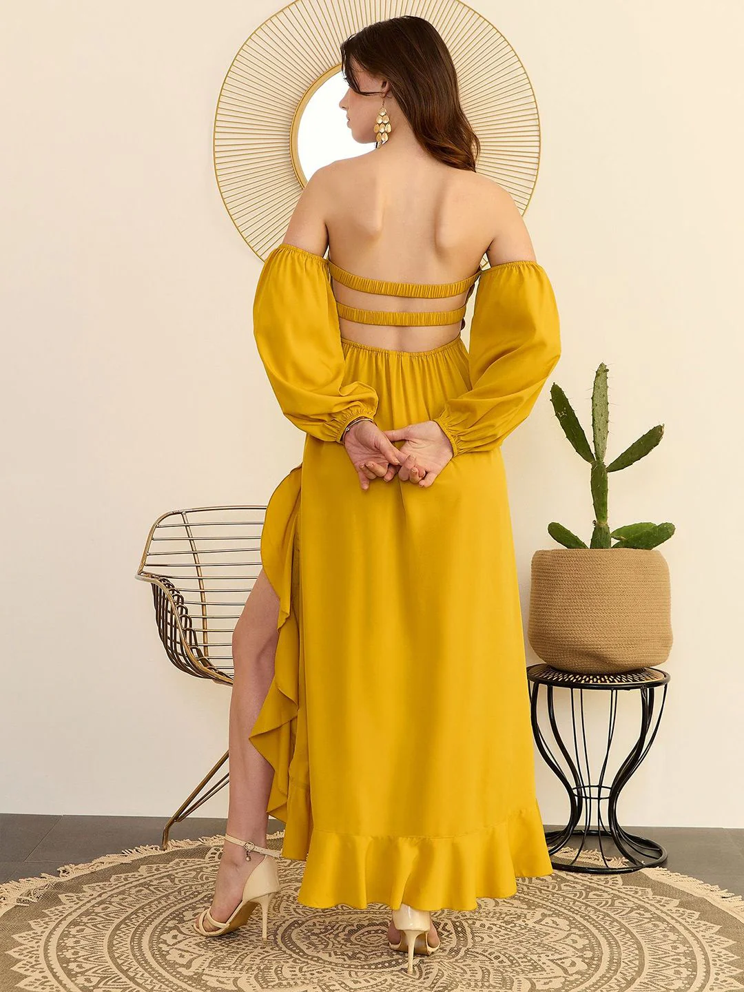 Berrylush Off-Shoulder A-Line Midi Dress - Image 5