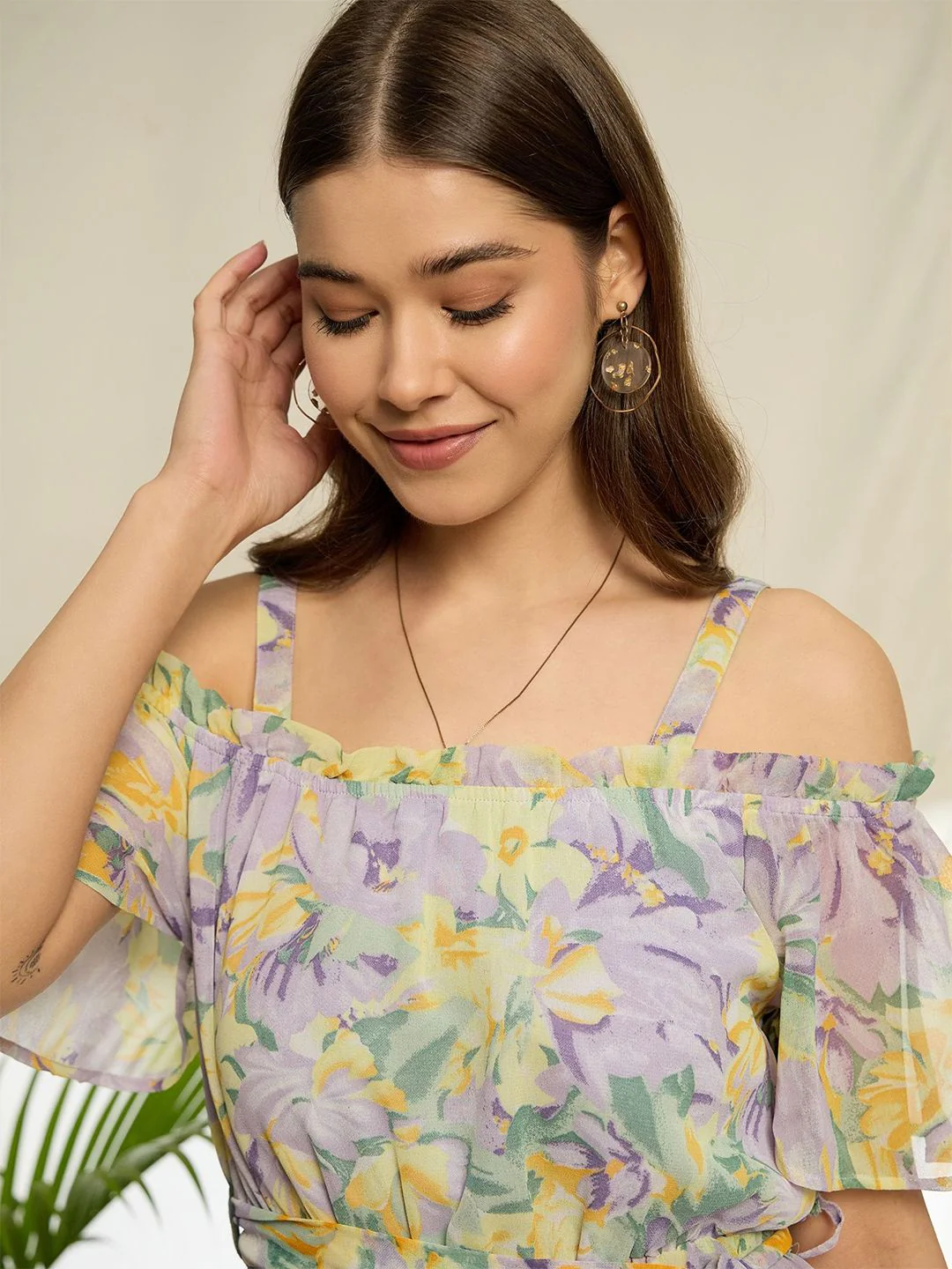 Berrylush Printed Basic Jumpsuit - Image 2