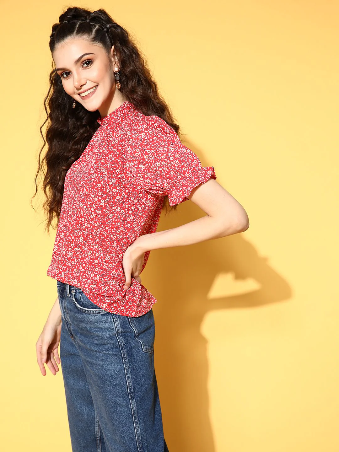 Berrylush Red Floral Vacay Attire - Image 2