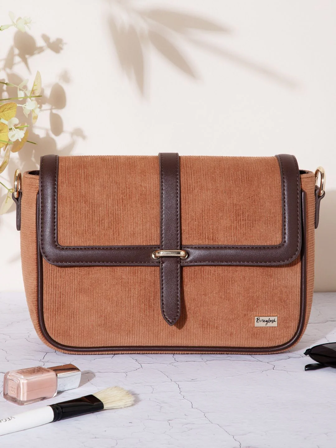 Berrylush Structured Sling Bag