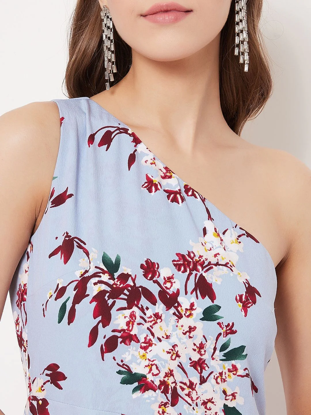 Berrylush Women Blue Printed Maxi Dress - Image 2