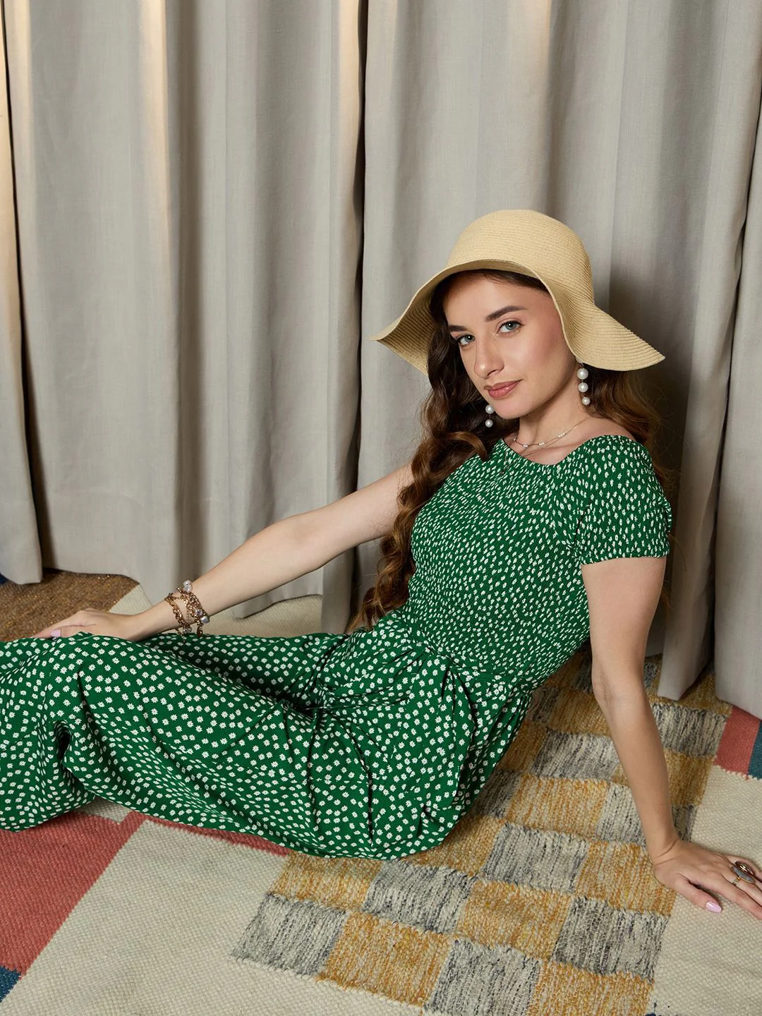 Berrylush Women Printed Culotte Jumpsuit - Image 6