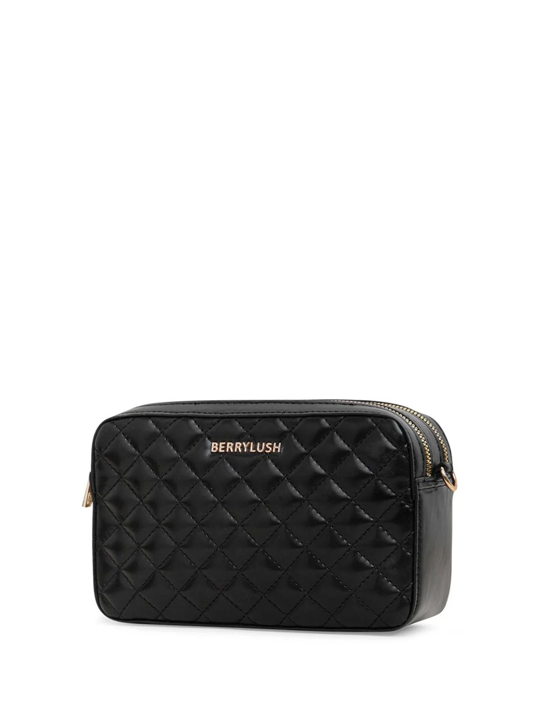 Berrylush Women Solid Baguette Quilted Sling Bag - Image 3