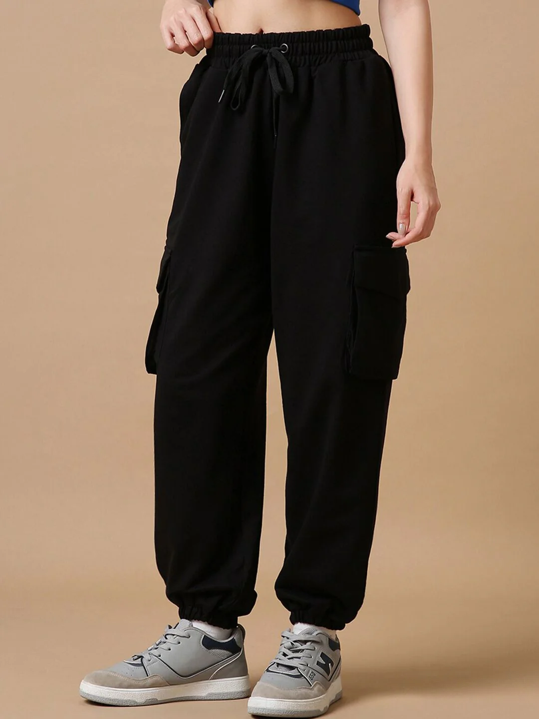 Bewakoof Air 1.0 Women Super Loose Fit Cargo Joggers - Image 2