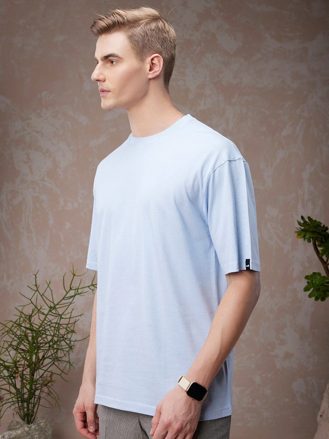 Bewakoof American Pima Round Neck Oversized T-shirt - Image 3