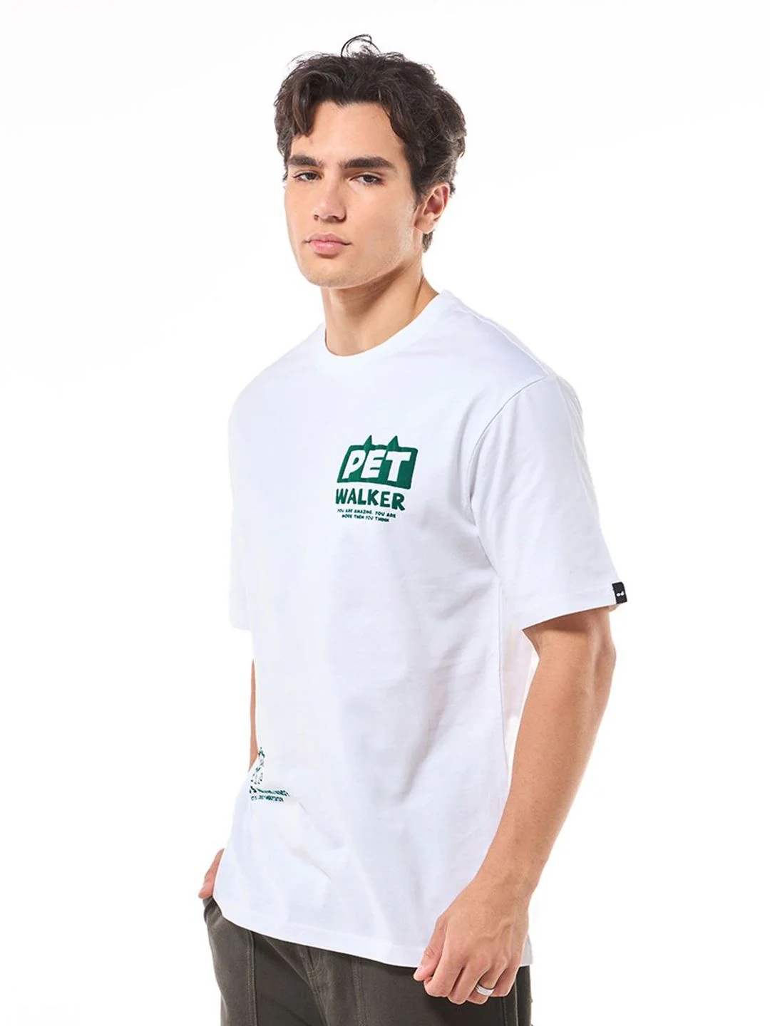 Bewakoof Cotton Graphic Printed Round Neck Regular Fit T-shirt - Image 5
