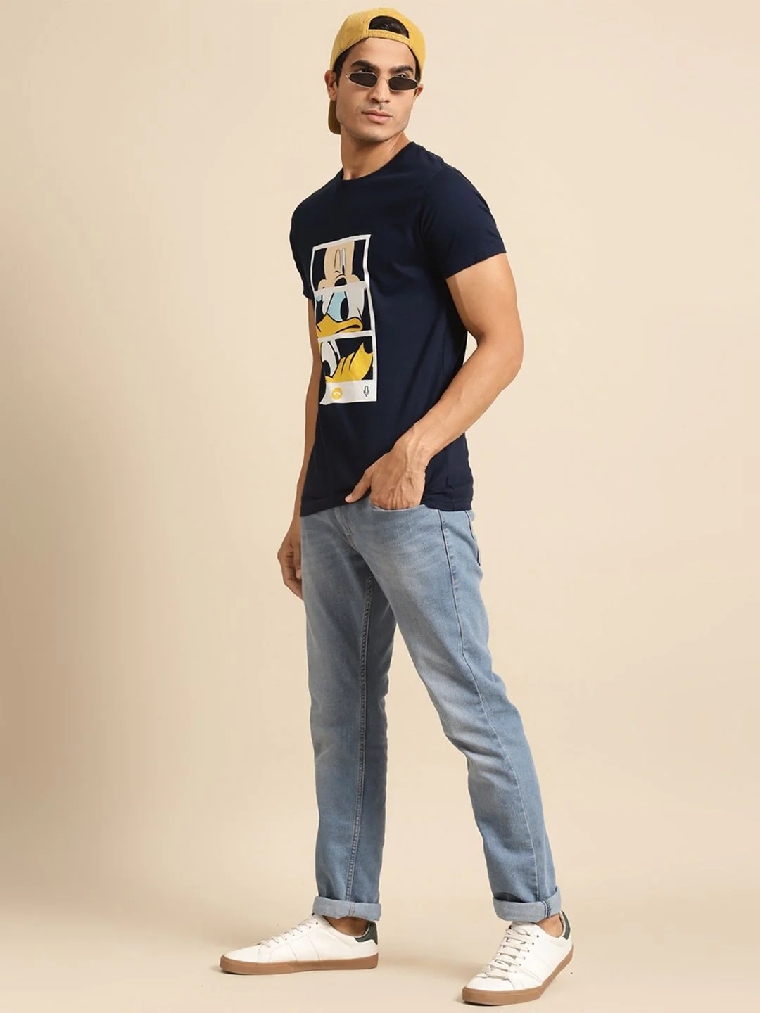 Bewakoof Disney Mickey Trio Call Half Sleeve T-Shirt - Image 6