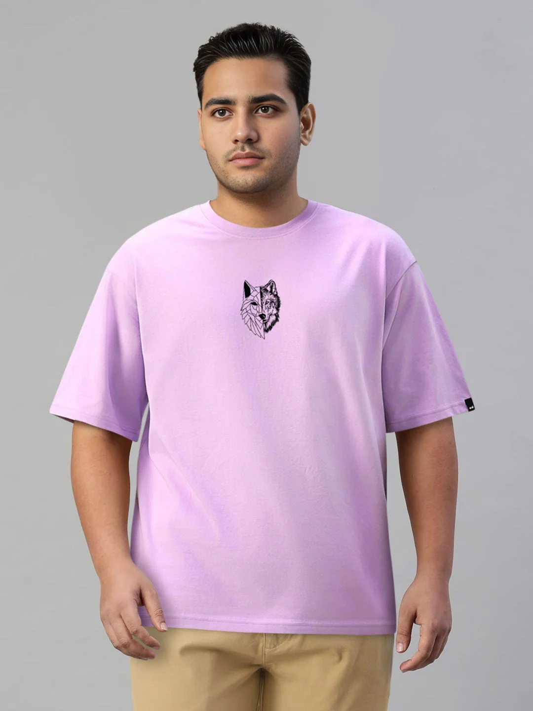 Bewakoof Graphic Printed Drop-Shoulder Sleeves Oversized Fit Cotton T-shirt - Image 7