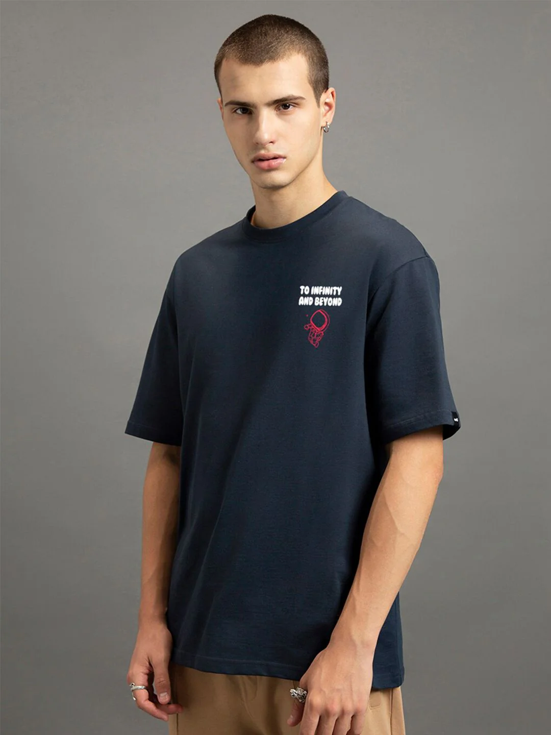 Bewakoof Graphic Printed Oversized Cotton T-shirt - Image 5