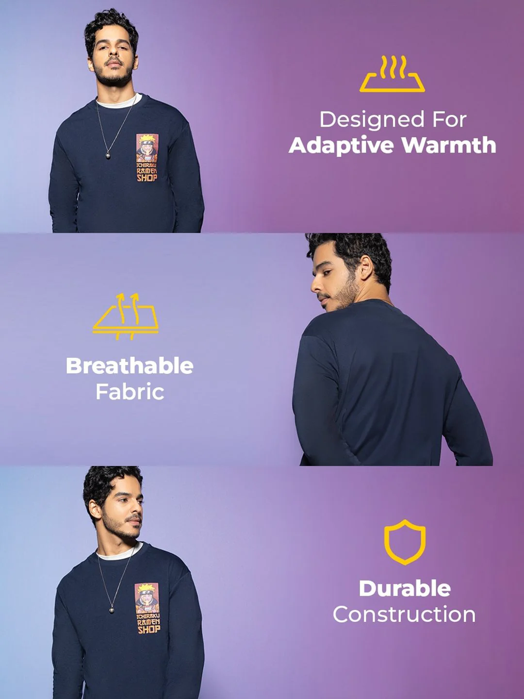 Bewakoof Graphic Printed Pure Cotton Oversized Fit T-shirt - Image 7