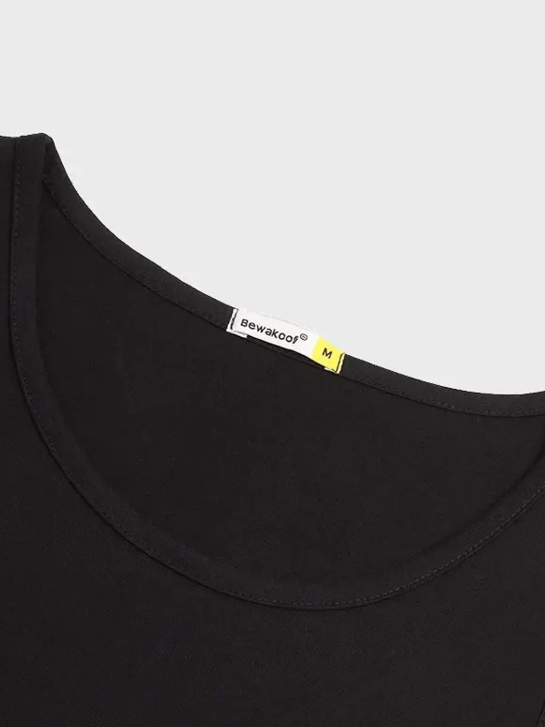 Bewakoof Graphic Printed Sleeveless Cotton T-shirt - Image 4