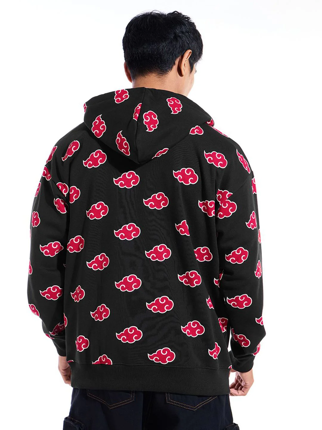 Bewakoof Heavy Duty Men Printed Hooded Oversized Sweatshirt - Image 5
