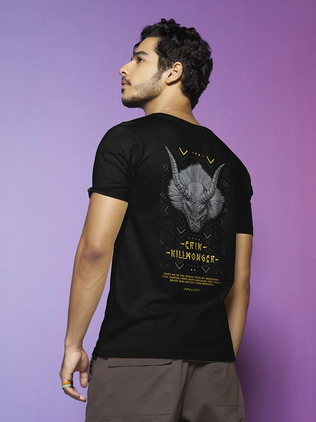 Bewakoof Killmonger Graphic Printed T-Shirt - Image 3