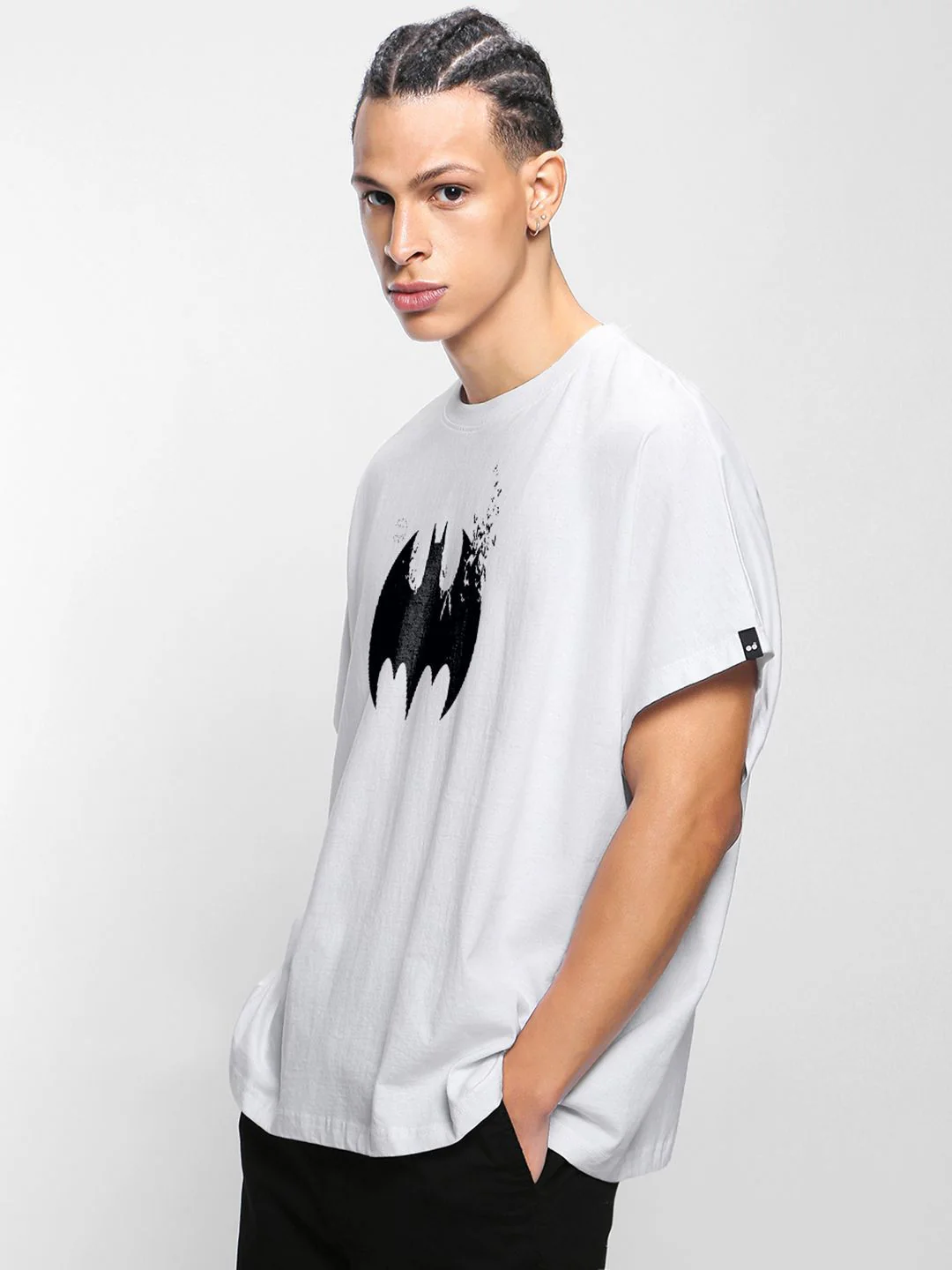 Bewakoof Men Batman Superhero Graphic Oversized T-shirt - Image 3