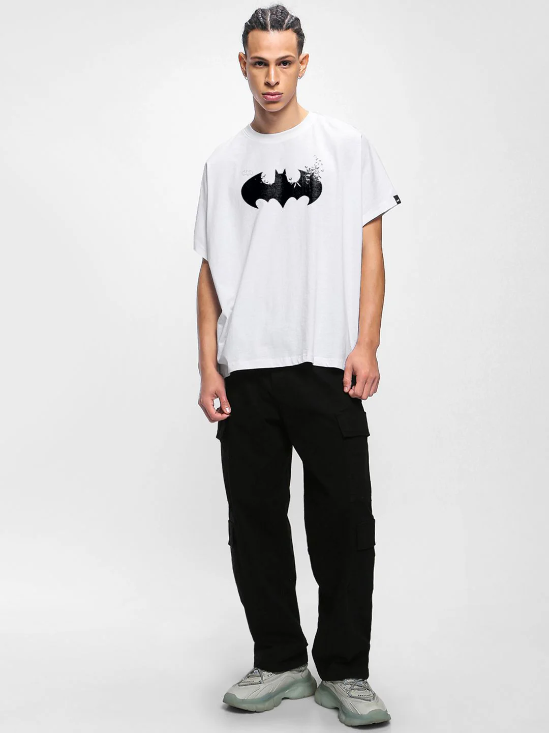 Bewakoof Men Batman Superhero Graphic Oversized T-shirt - Image 4