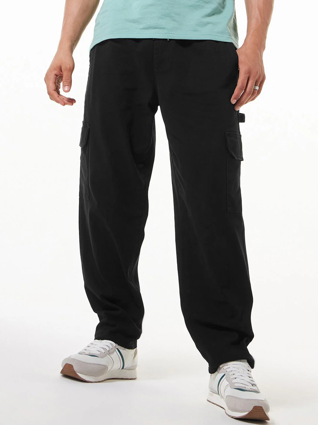Bewakoof Men Cargo Carpenter Pants - Image 2