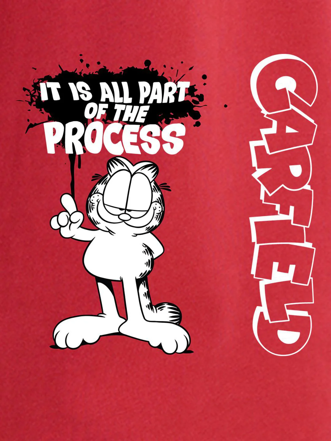 Bewakoof Men Garfield Comic Print Round Neck T-shirt - Image 6