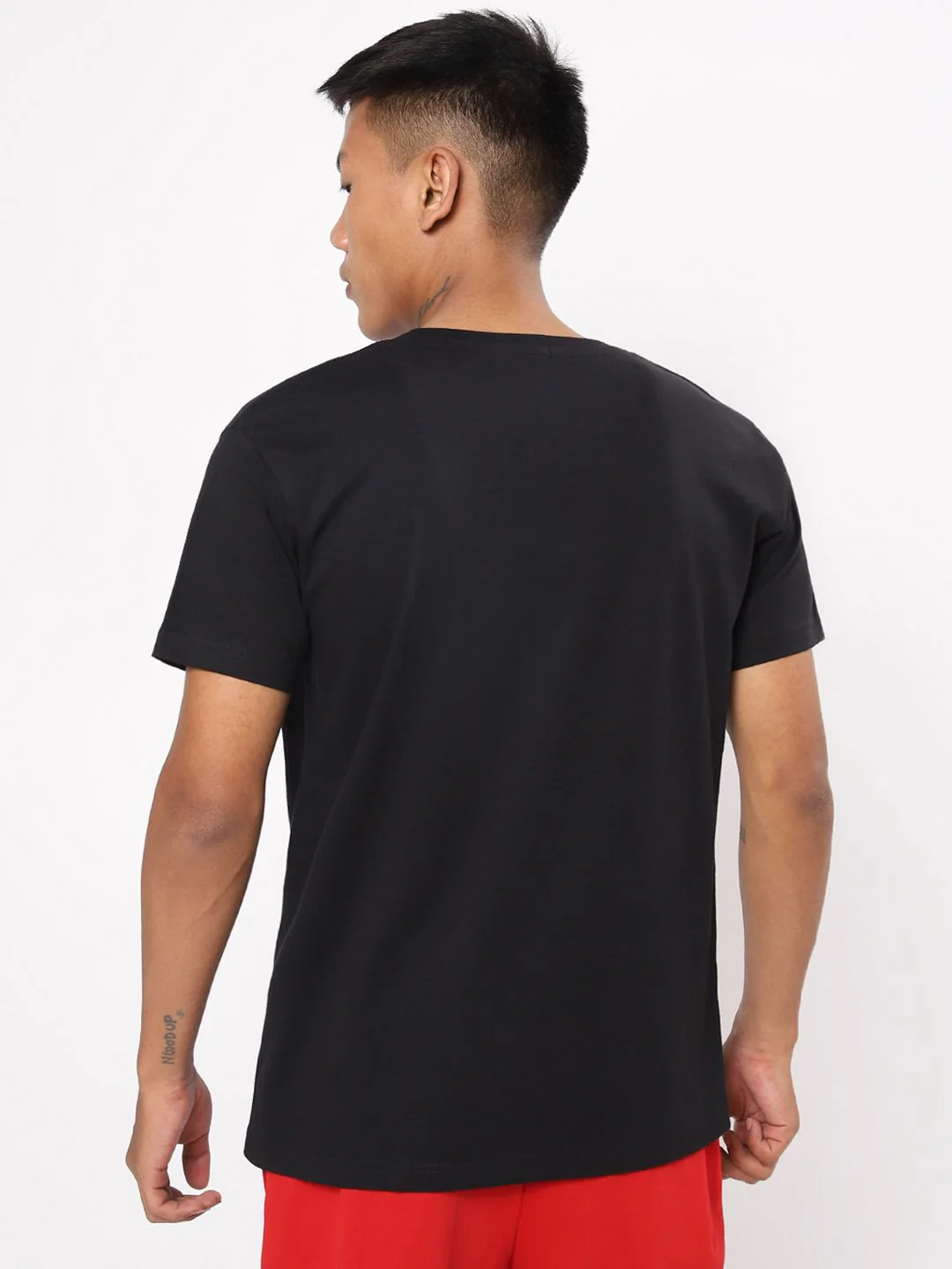 Bewakoof Men Graphic Printed Round Neck Pure Cotton T-shirt - Image 3