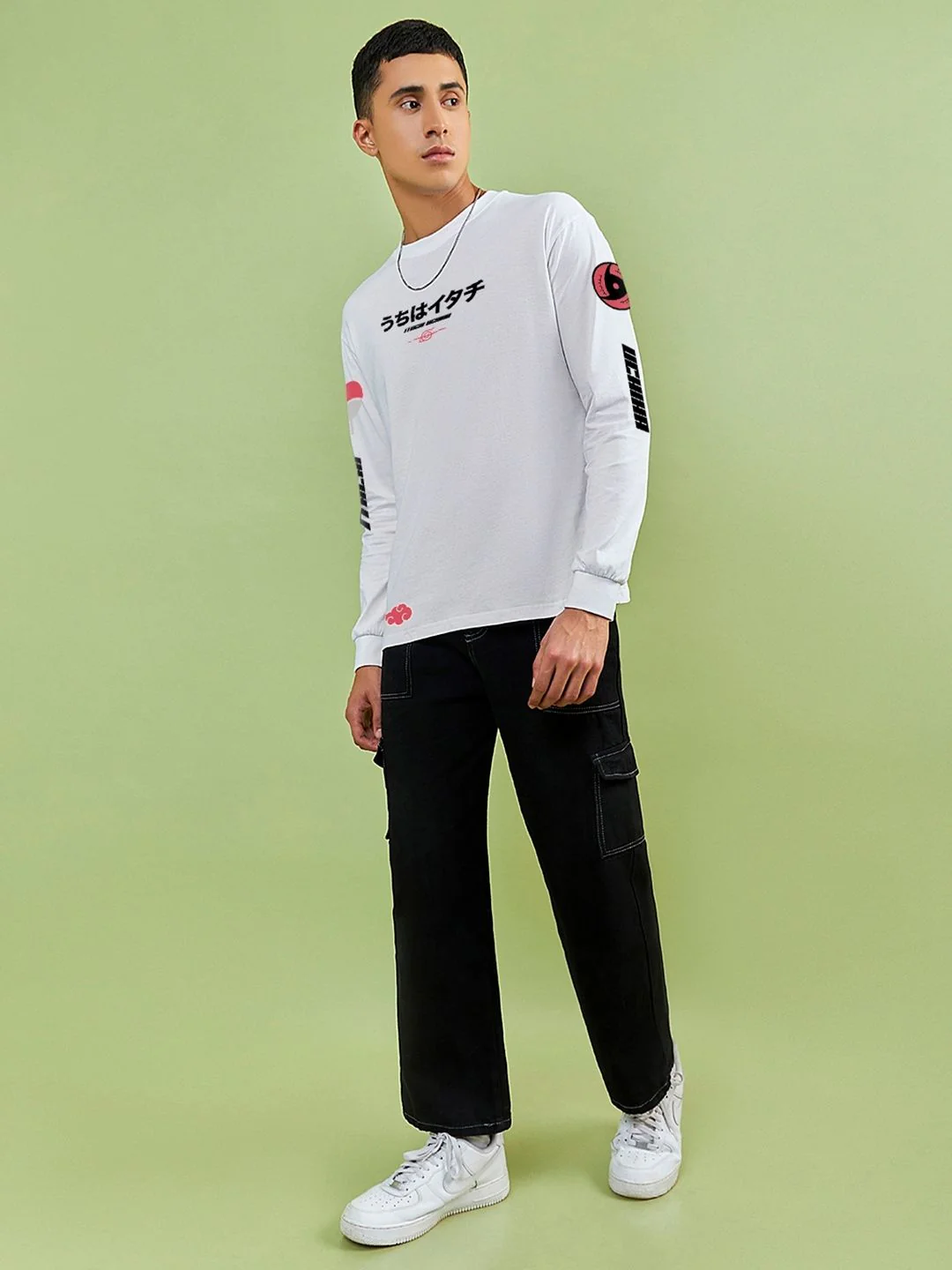 Bewakoof Men Graphic Printed Round Neck Pure Cotton Oversized T-Shirt - Image 10