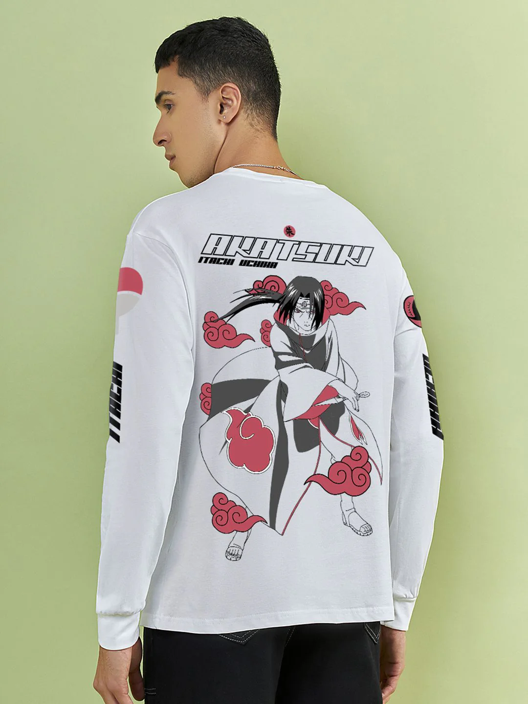 Bewakoof Men Graphic Printed Round Neck Pure Cotton Oversized T-Shirt - Image 2