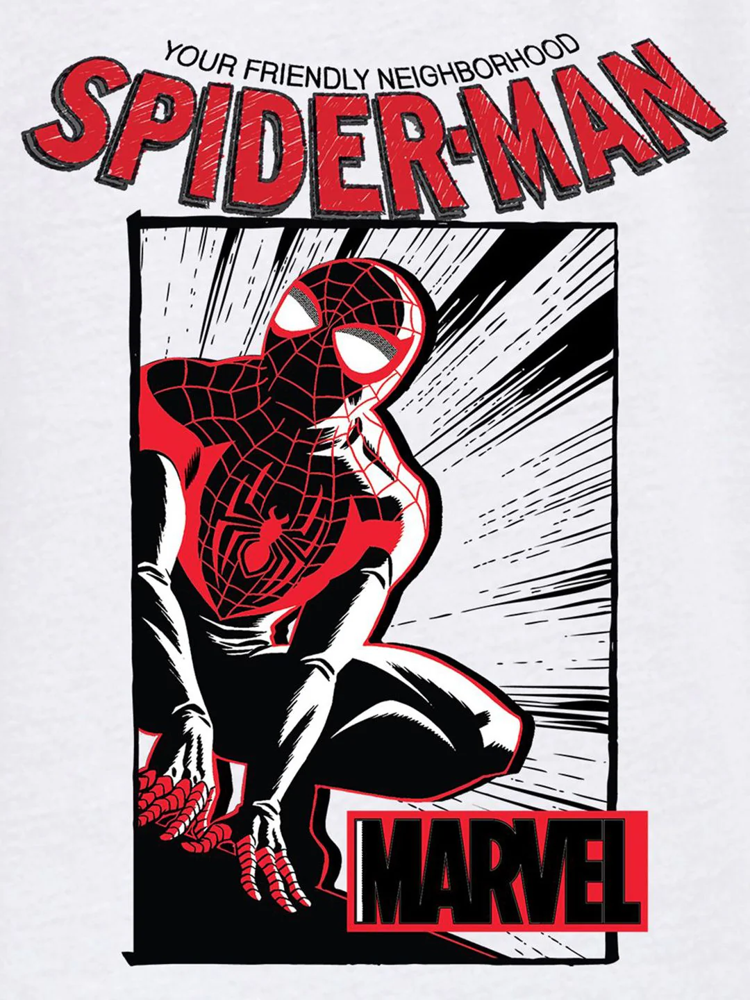 Bewakoof Men Graphic Spider-Man Printed Round Neck Pure Cotton T-shirt - Image 6