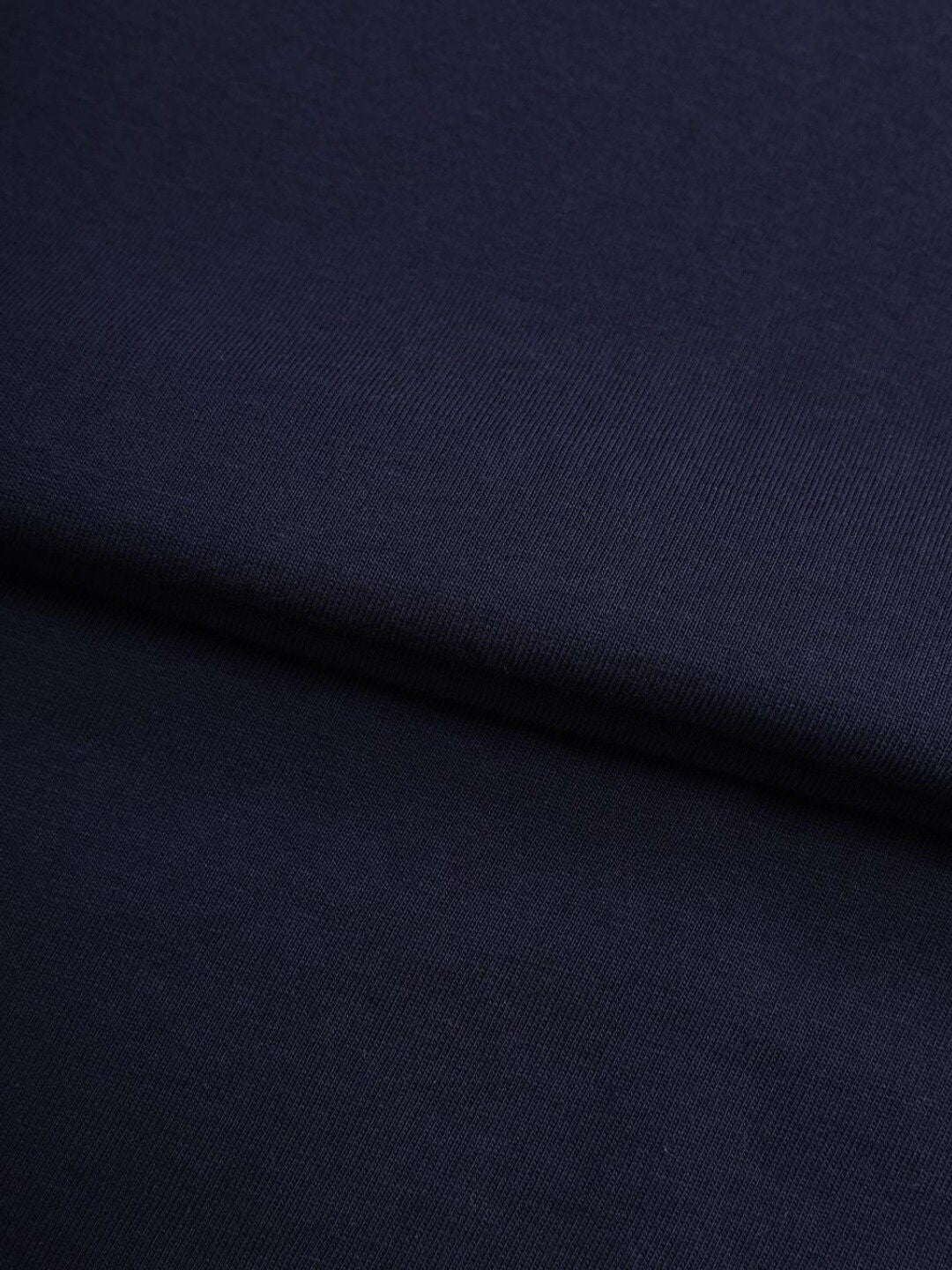 Bewakoof Men Navy Blue & White Colourblocked Pure Cotton T-shirt - Image 7