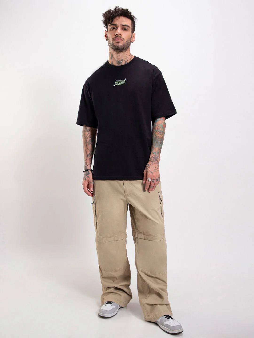 Bewakoof Men Printed Oversize Cotton T-shirt - Image 5