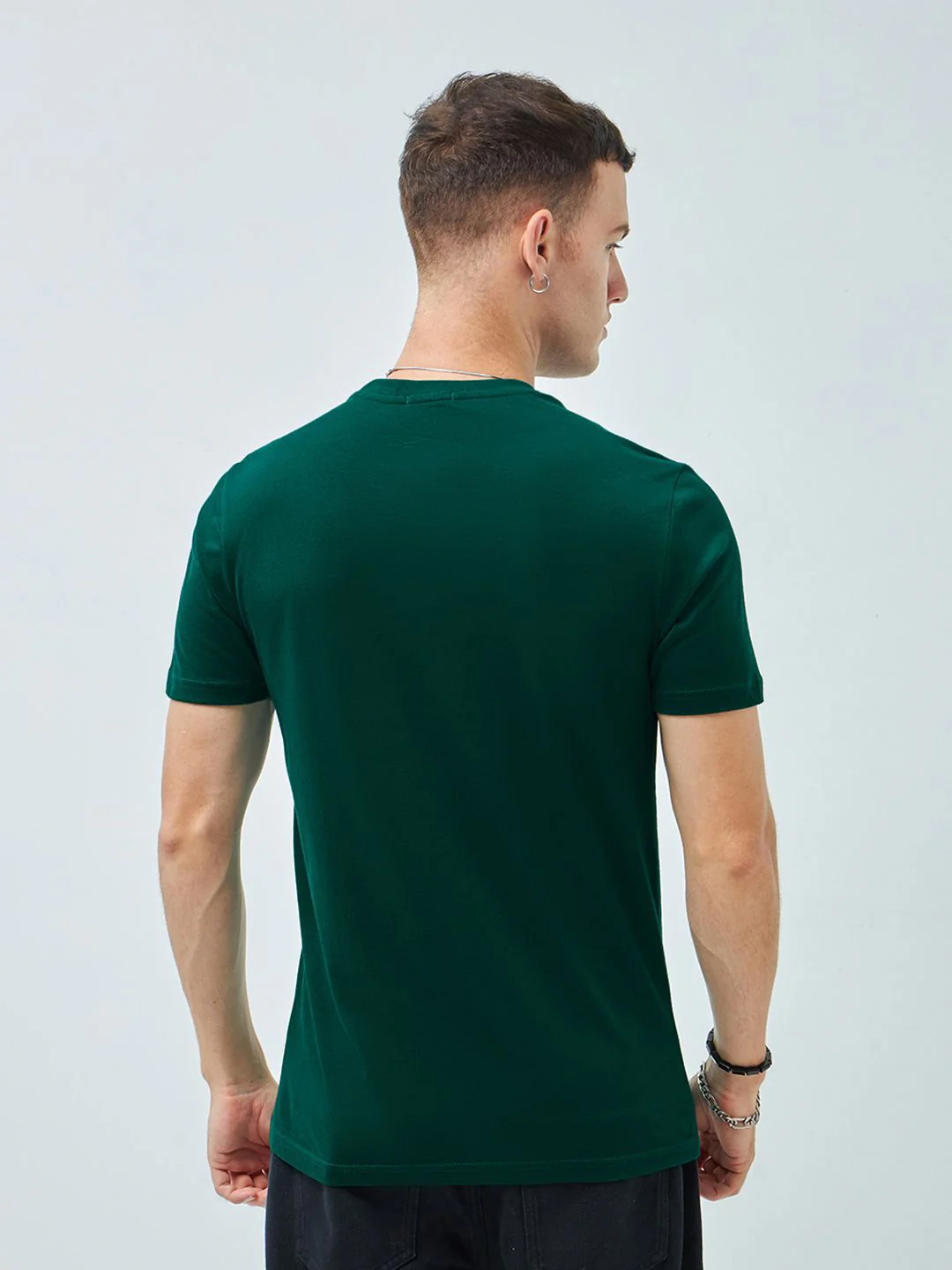 Bewakoof Men Typography Printed Round Neck Cotton T-shirt - Image 5