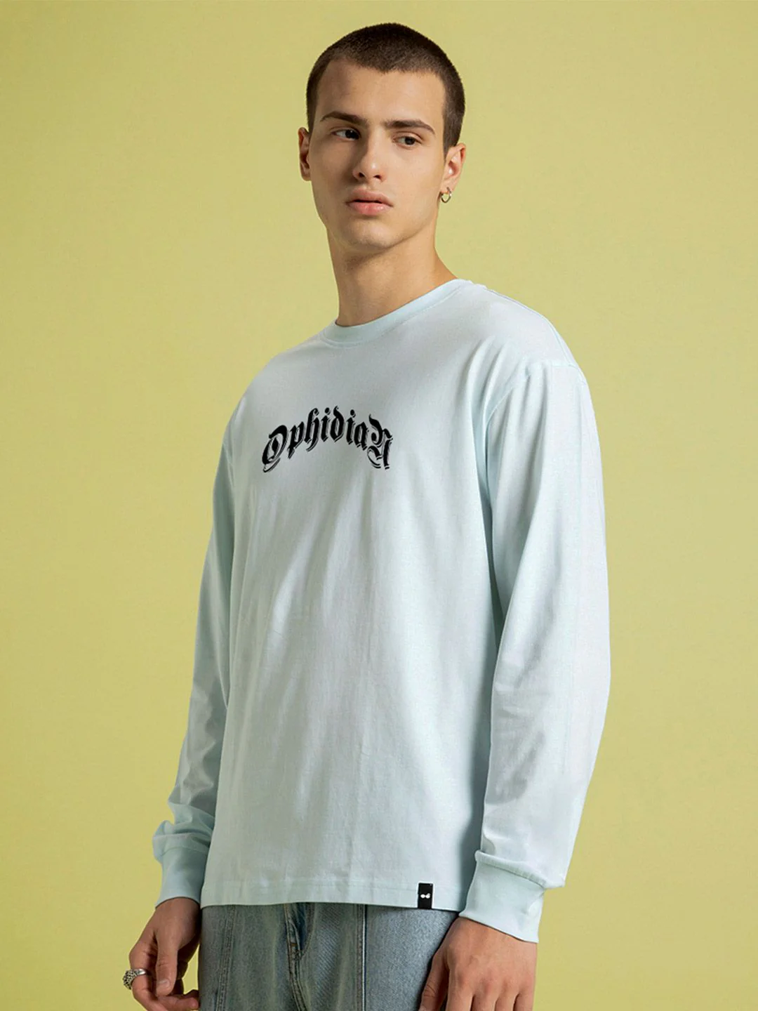 Bewakoof Men Typography Printed Round Neck Pure Cotton Oversized T-shirt - Image 5