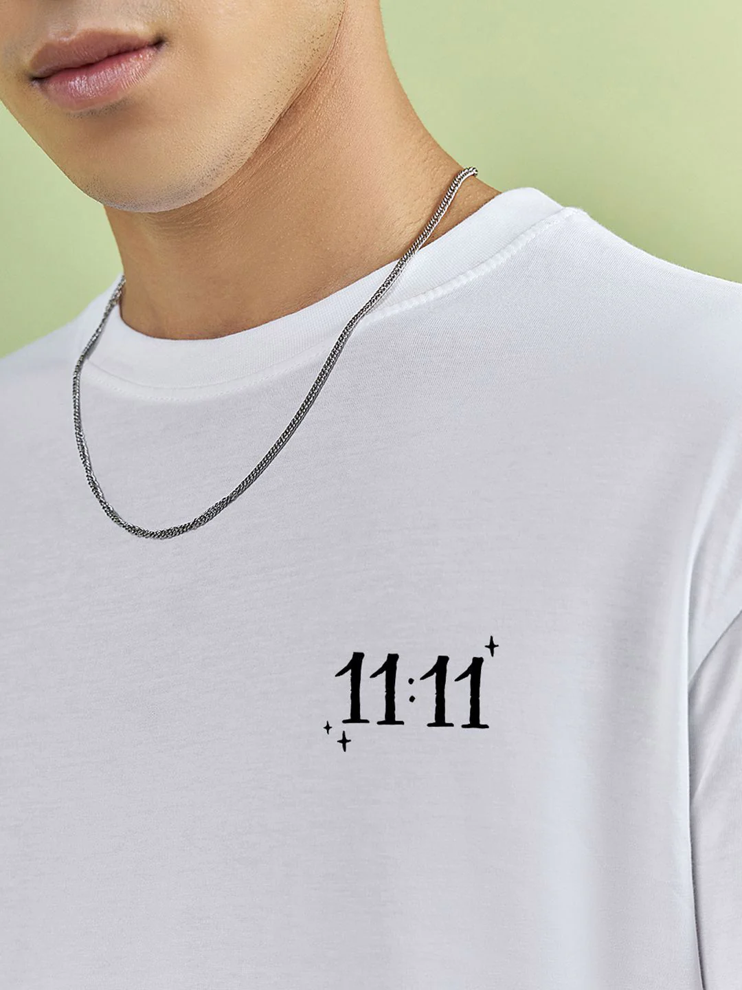 Bewakoof Men Typography Printed Round Neck Pure Cotton Oversized T-shirt - Image 2